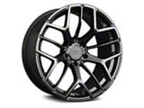 XXR 566 Chromium Black Wheel; 18x8.5; 35mm Offset (05-09 Mustang GT, V6)