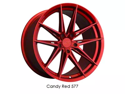 XXR 577 Candy Red Wheel; 18x9.5; 35mm Offset (05-09 Mustang GT, V6)