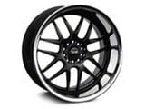 XXR 526 Black with Stainless Steel Chrome Lip Wheel; Rear Only; 20x10.5; 35mm Offset (10-15 Camaro)