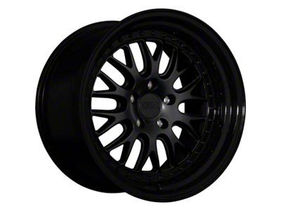 XXR 570 Flat Black with Gloss Black Lip Wheel; 18x9.5 (10-15 Camaro)