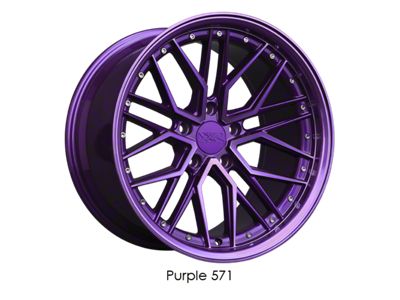 XXR 571 Diamond Cut Purple Wheel; 20x9; 35mm Offset (10-15 Camaro)