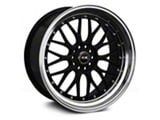 XXR 521 Black with Machined Lip Wheel; 18x8.5; 35mm Offset (10-14 Mustang GT w/o Performance Pack, V6)