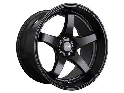 XXR 555 Flat Black Wheel; 18x8.5; 25mm Offset (10-14 Mustang GT w/o Performance Pack, V6)