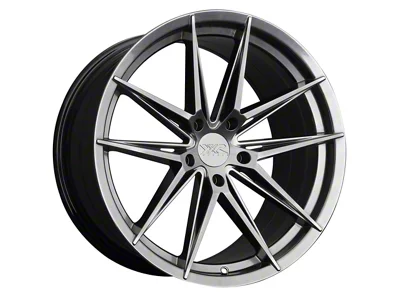 XXR 577 Chromium Black Wheel; 18x9.5; 35mm Offset (10-14 Mustang GT w/o Performance Pack, V6)