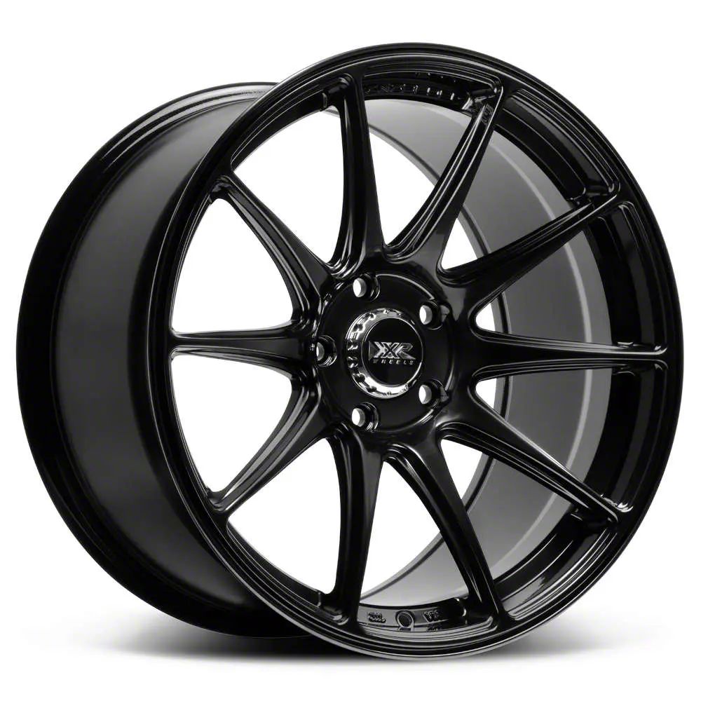 XXR Mustang 527R Black Wheel; 18x8.5 527R886520 (15-23 Mustang EcoBoost ...