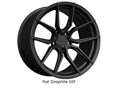 XXR 559 Flat Graphite Wheel; 19x8.5; 20mm Offset (15-23 Mustang GT, EcoBoost, V6)