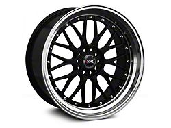 XXR 521 Black with Machined Lip Wheel; 19x8.5; 35mm Offset (24-25 Mustang)