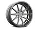 XXR 527D Silver with Machined Lip Wheel; 20x9 (2024 Mustang)