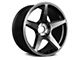 XXR 575 Phantom Black Wheel; 18x8.5 (2024 Mustang EcoBoost w/o Performance Pack)