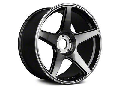 XXR 575 Phantom Black Wheel; 18x8.5 (2024 Mustang EcoBoost w/o Performance Pack)