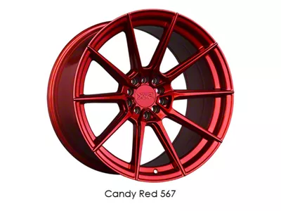 XXR 567 Candy Red Wheel; 18x8.5; 35mm Offset (94-98 Mustang)