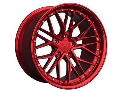 XXR 571 Candy Red Wheel; 18x10; 25mm Offset (94-98 Mustang)