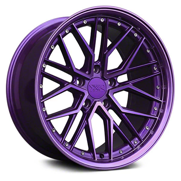 XXR Mustang 571 Diamond Cut Purple Wheel; 18x8.5; 35mm Offset 571886584 ...