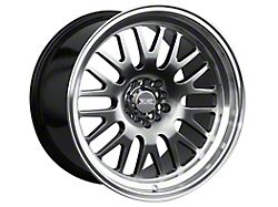 XXR 531 Chromium Black with Machined Lip Wheel; 18x8.5; 35mm Offset (99-04 Mustang)