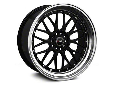 XXR 521 Black with Machined Lip Wheel; Rear Only; 20x10.5 (16-24 Camaro)