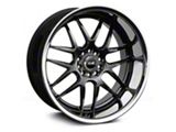 XXR 526 Chromium Black with Stainless Steel Chrome Lip Wheel; Rear Only; 20x10.5; 35mm Offset (16-24 Camaro)