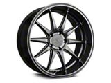 XXR 527D Chromium Black Wheel; 20x9; 20mm Offset (15-23 Mustang GT, EcoBoost, V6)