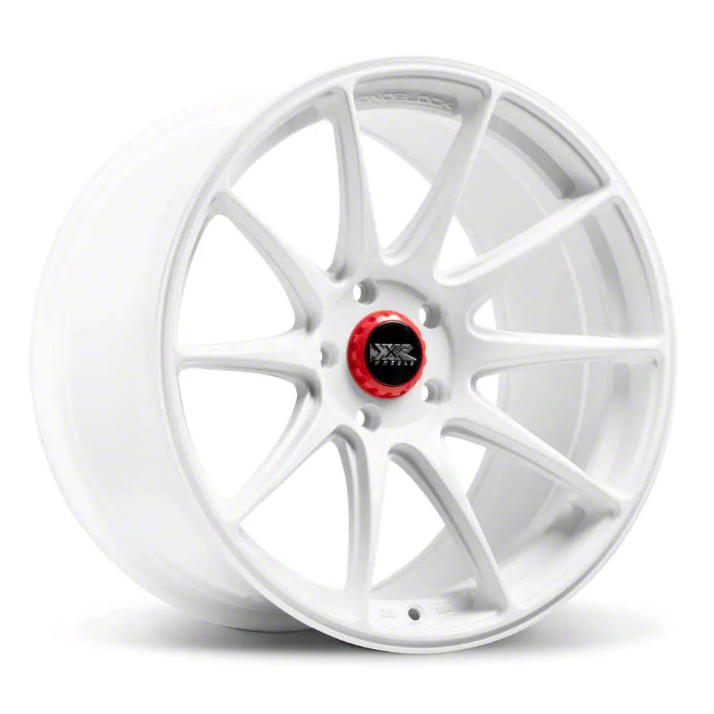 XXR 527R White Wheel; Rear Only; 18x10; 35mm Offset (24-25 Mustang EcoBoost w/o Performance Pack)