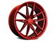 XXR 577 Candy Red Wheel; 18x8.5 (15-23 Mustang EcoBoost w/o Performance Pack, V6)