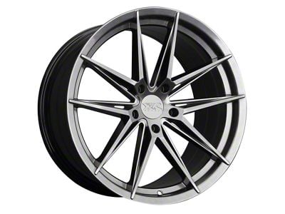 XXR 577 Chromium Black Wheel; 19x8.5; 40mm Offset (24-25 Mustang EcoBoost w/o Performance Pack)