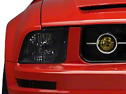 SEC10 Fog Light Tint; Yellow (05-09 Mustang V6 w/ Pony Package)