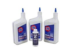 Yukon Gear Differential Oil; 4-Quart Redline Synthetic Shock Proof Oil; 75W250 (79-18 Mustang)