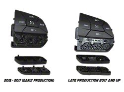 ZAutomotive Aux Buttons; Style B (17.5-23 Challenger)