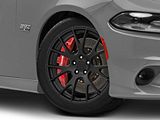 Hellcat Style Matte Black Wheel; 20x9 (11-23 RWD Charger)