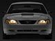 Raxiom Axial Series Headlights with Sequential LED Bar; Black Housing; Clear Lens (99-04 Mustang)
