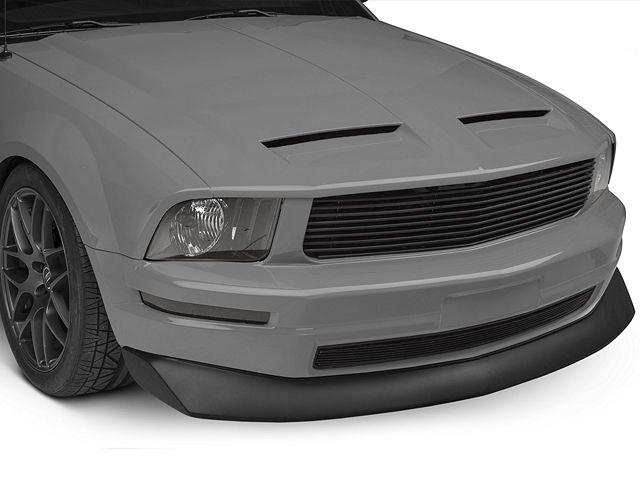 Cervini's B2 Chin Spoiler; Fine Textured Black (05-09 Mustang V6)