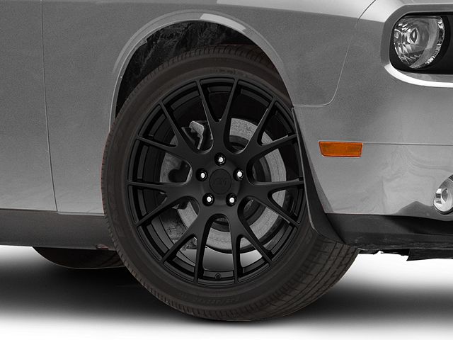 Hellcat Style Matte Black Wheel; 20x9 (08-23 RWD Challenger)