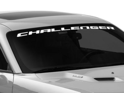 Mopar Licensed by SEC10 Challenger Challenger Windshield Banner; White ...