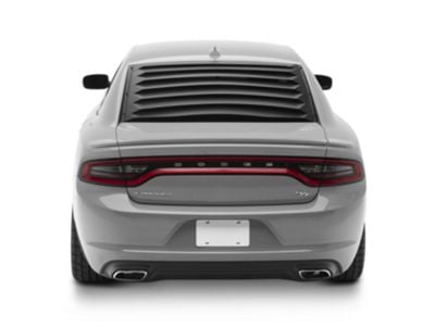 Charger Aluminum Rear Window Louvers (11-23 Charger) - Free Shipping