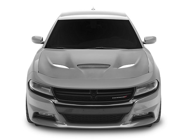 Type-HC Style Ram Air Hood; Unpainted (15-23 Charger)