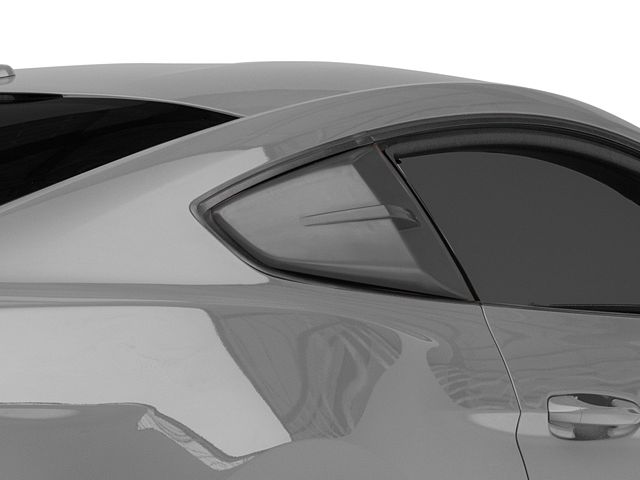 MMD by FOOSE Quarter Window Scoops; Pre-Painted (15-22 Mustang Fastback)