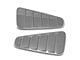 SpeedForm Classic Quarter Window Louvers; Pre-Painted (10-14 Mustang Coupe)