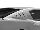 MMD Quarter Window Louvers; Pre-Painted (05-14 Mustang Coupe)