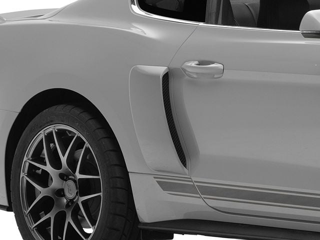 MMD V-Series Side Scoops; Pre-Painted (15-23 Mustang)