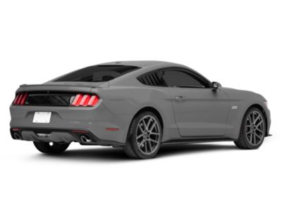 MP Concepts Mustang Quarter Window Louvers; Gloss Black 408852 (15-23 ...