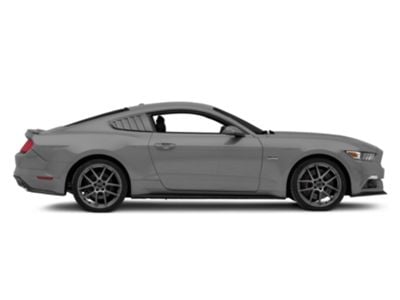 MP Concepts Mustang Quarter Window Louvers; Gloss Black 408852 (15-23 ...