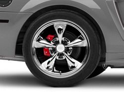 Deep Dish Bullitt Chrome Wheel; Rear Only; 17x10.5 (99-04 Mustang)