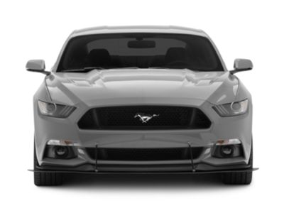 Mustang GT500 Style Front Bumper Splitter; Textured Black (15-17 ...