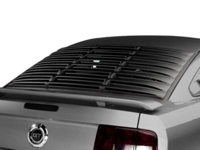 SpeedForm Mustang Rear Window Louvers; Textured ABS 75000 (05-14 ...