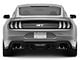 Renegade Series Sequential LED Tail Lights; Gloss Black Housing; Clear Lens (15-23 Mustang)
