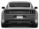 Renegade Series Sequential LED Tail Lights; Gloss Black Housing; Clear Lens (15-23 Mustang)