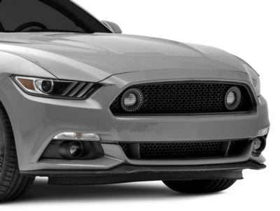 Mustang Renegade Series Upper Grille With LED DRL Rings (15-17 Mustang ...