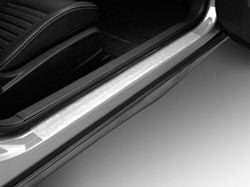 SEC10 Door Sill Body Shield Decal; Clear (08-23 Challenger)