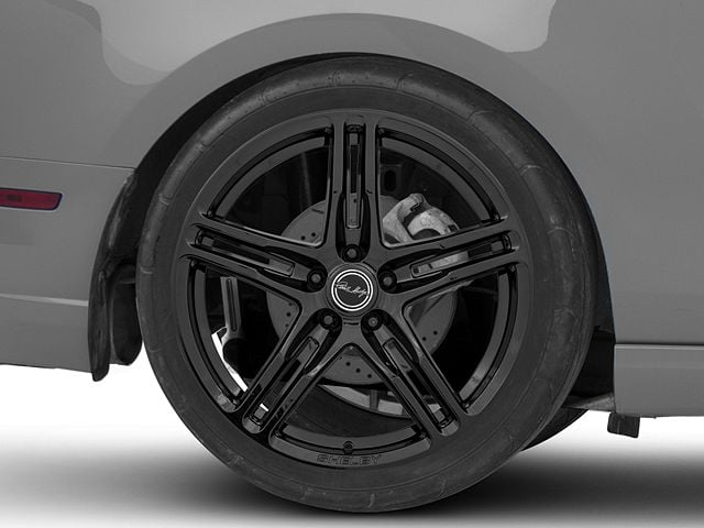 Carroll Shelby Wheels CS14 Gloss Black Wheel; Rear Only; 20x11 (10-14 Mustang)