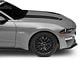 SEC10 Hood Stripes; Gloss Black (18-23 Mustang GT, EcoBoost)
