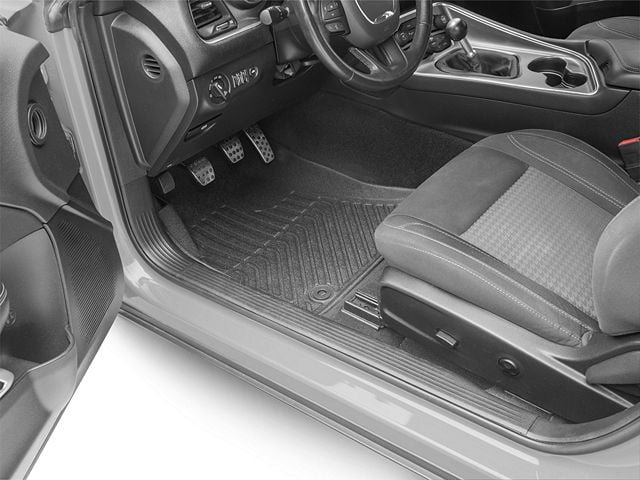 TruShield Precision Molded Front Floor Liners; Black (15-23 Challenger)